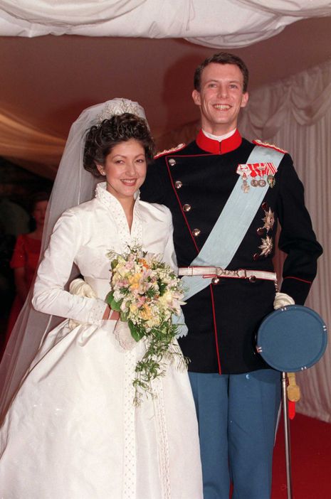 Le prince Joachim de Danemark et Alexandra Manley le jour de leur mariage Le prince Joachim de Danemark et Alexandra Manley le jour de leur mariage