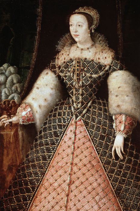 Portrait de Catherine de Médicis (détail). Ecole francaise, XVIe siècle. Florence, Galleria Palatina, Palazzo Pitti Portrait de Catherine de Médicis (détail). Ecole francaise, XVIe siècle. Florence, Galleria Palatina, Palazzo Pitti