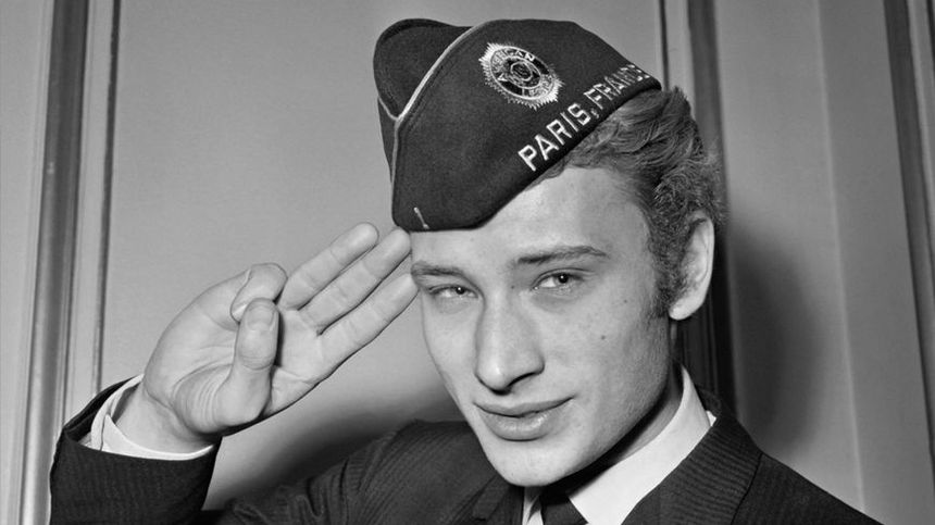 Johnny pendant son service militaire - AFP