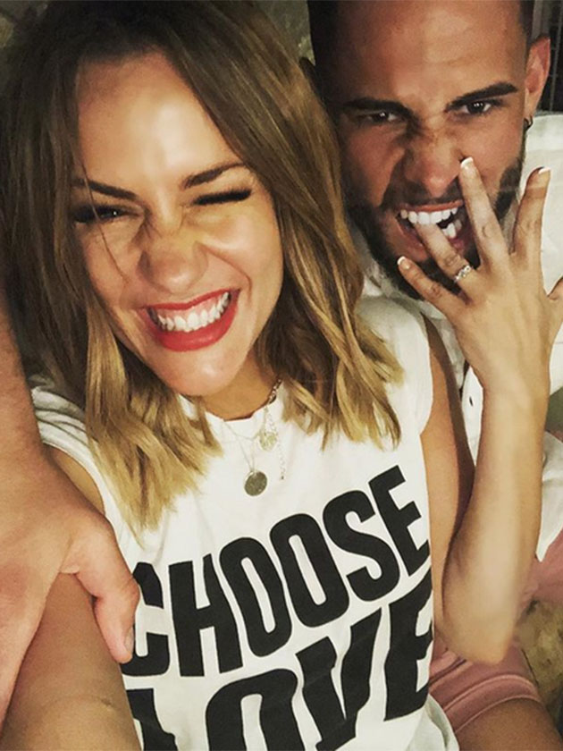 Caroline Flack et Andrew Brady le 28 avril