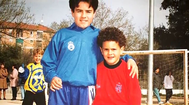 Koke صورة الطفولة واحدة في Marca.com