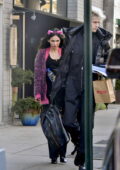 Megan Fox et Machine Gun Kelly vu à l'extérieur de leur hôtel à New York City
