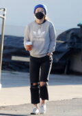 Olivia Wilde repérée sur le tournage de `` Don't Worry Darling '' à Los Angeles