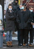 Shailene Woodley repérée sur le tournage de son nouveau film 'Misanthrope' à Montréal, Canada