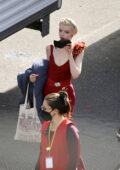Anya Taylor-Joy et Margot Robbie repérées sur le tournage du projet sans titre de David O Russell à Los Angeles