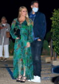 Paris Hilton sort dîner avec son fiancé Carter Reum et ses parents au Nobu à Malibu, Californie