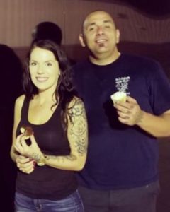 جاكي براش مع صديقها